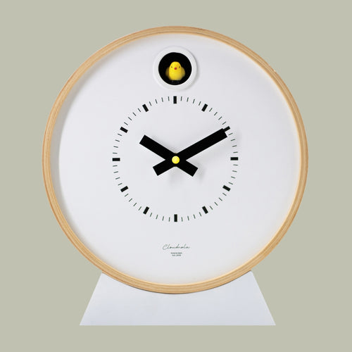 Dot White Cuckoo Clock