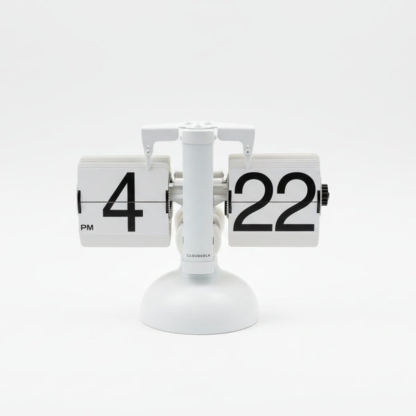 Desk Flip Clock – White