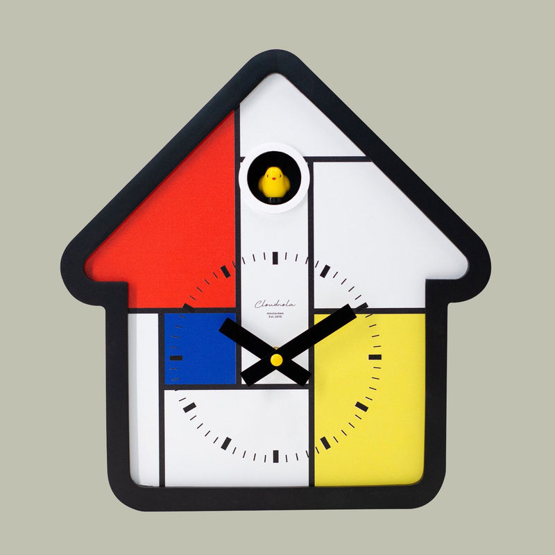 House Cuckoo Clock – Mondrian